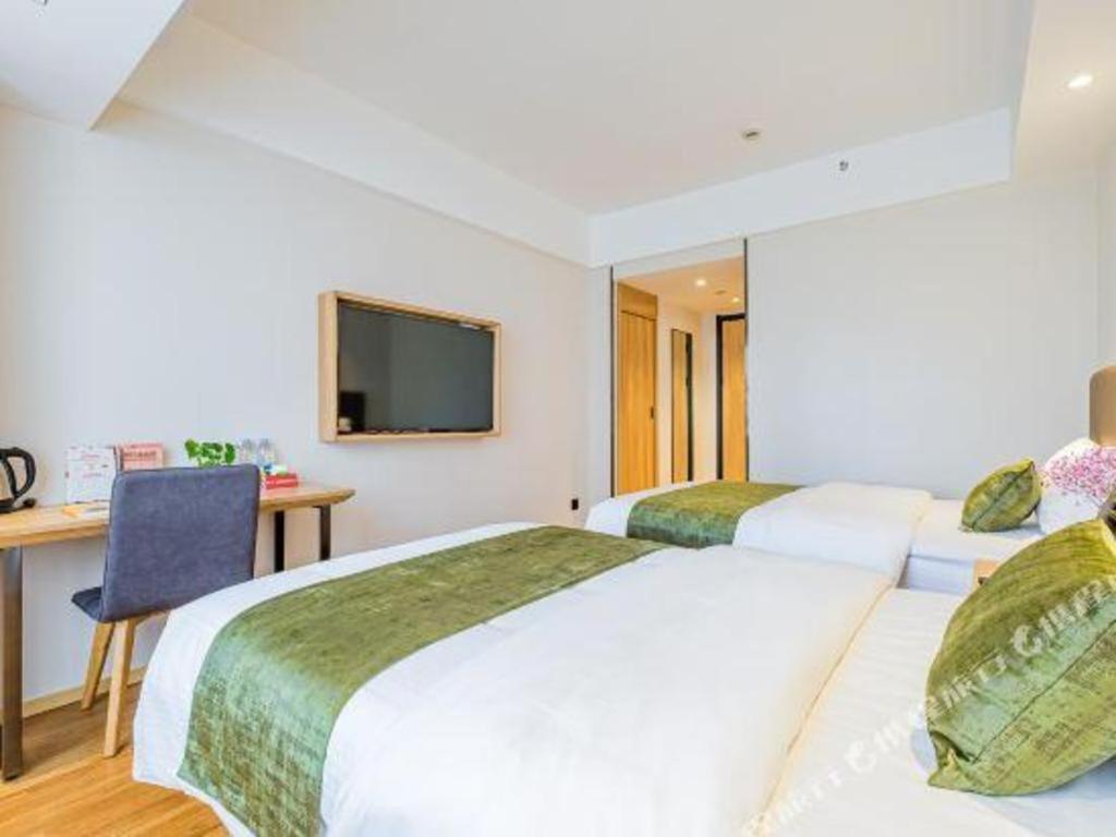 Hotel Greentree Jingan Railway Station Xinzha Road Business