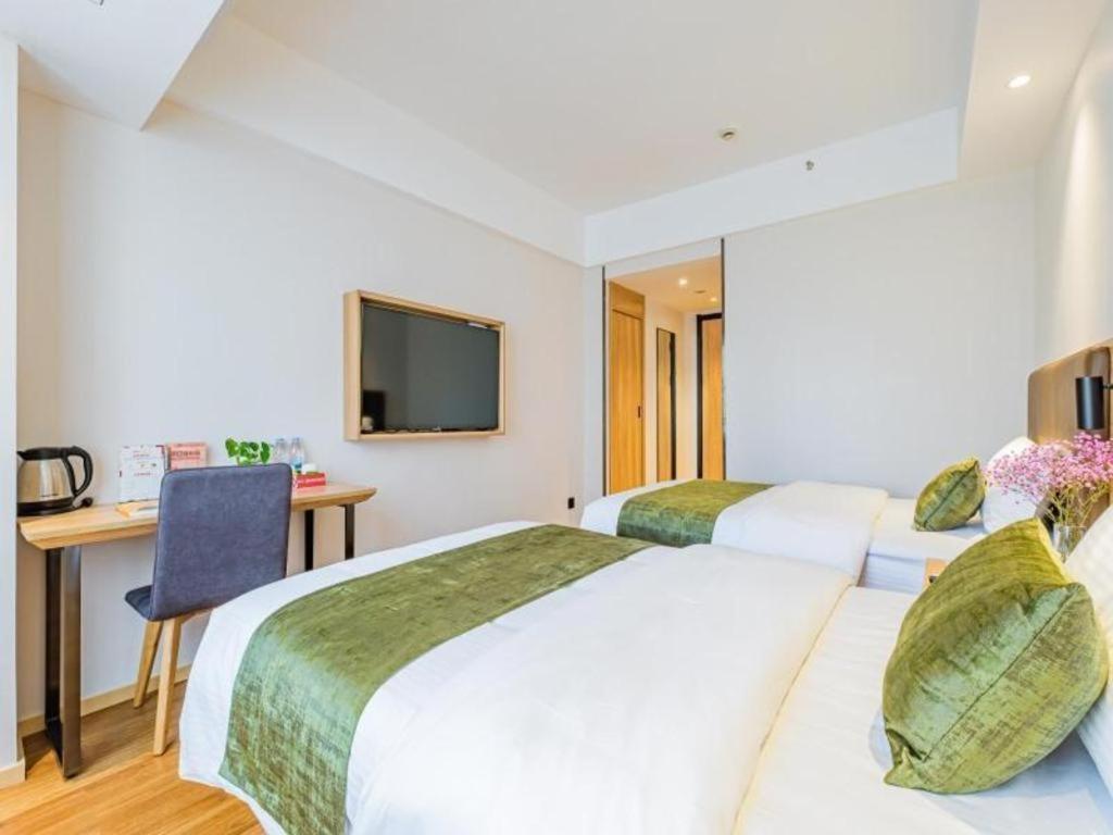 Hotel Greentree Jingan Railway Station Xinzha Road Business Shanghai